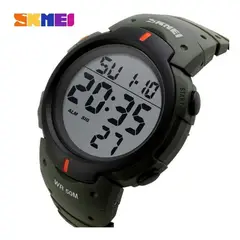 SKMEI - Reloj 1068 Sport Digital Shock Green Fondo Negro