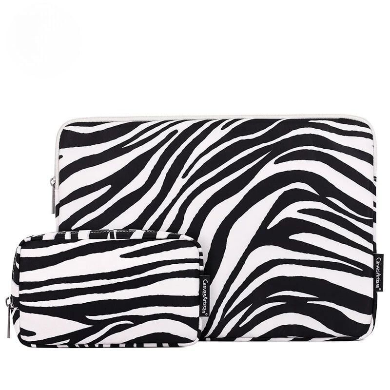 CANVAS ARTISAN - FUNDA NOTEBOOK CON ESTUCHE CEBRA