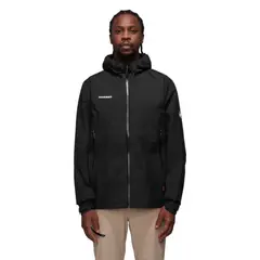 MAMMUT - Chaqueta Hombre Convey Tour Hs Hooded Negro