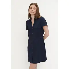 ASH - Vestido Corto Azul Marino Mujer
