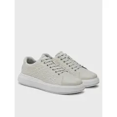 CALVIN KLEIN - Zapatillas Cupsole Lace Up Saff Mono Blanco
