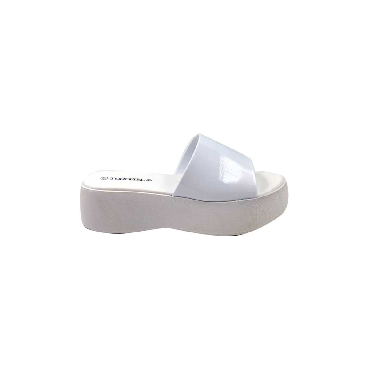 TODOPIEL - Sandalia Mujer Blanco Todopiel