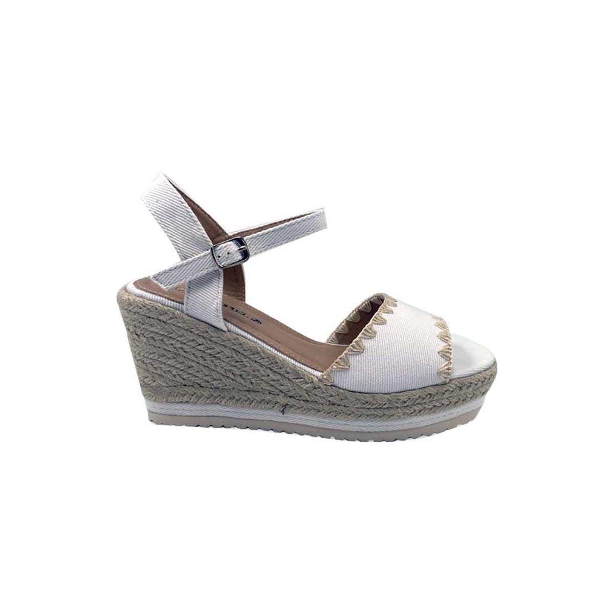 TODOPIEL - Sandalia Mujer Blanco Todopiel