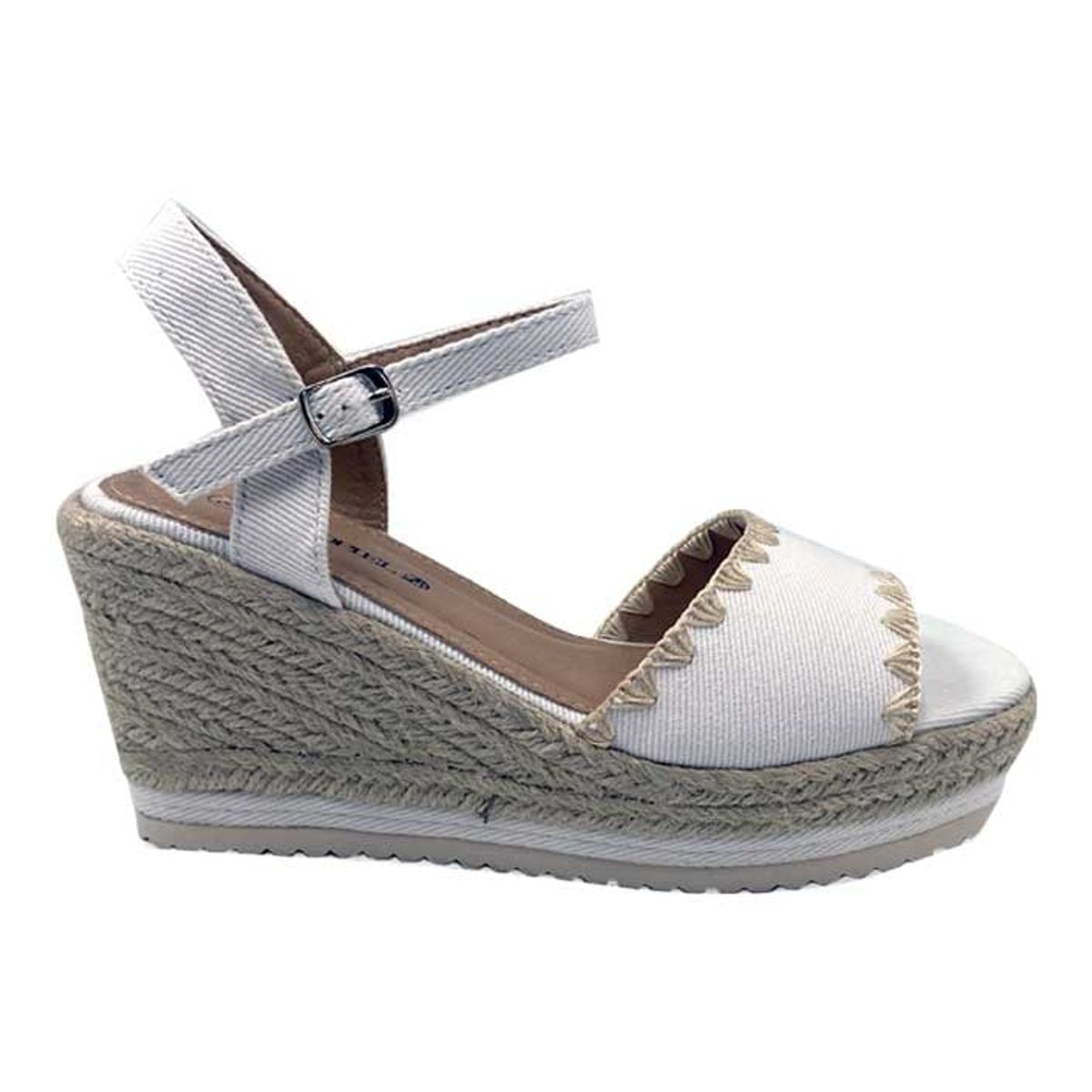 TODOPIEL - Sandalia Mujer Blanco Todopiel