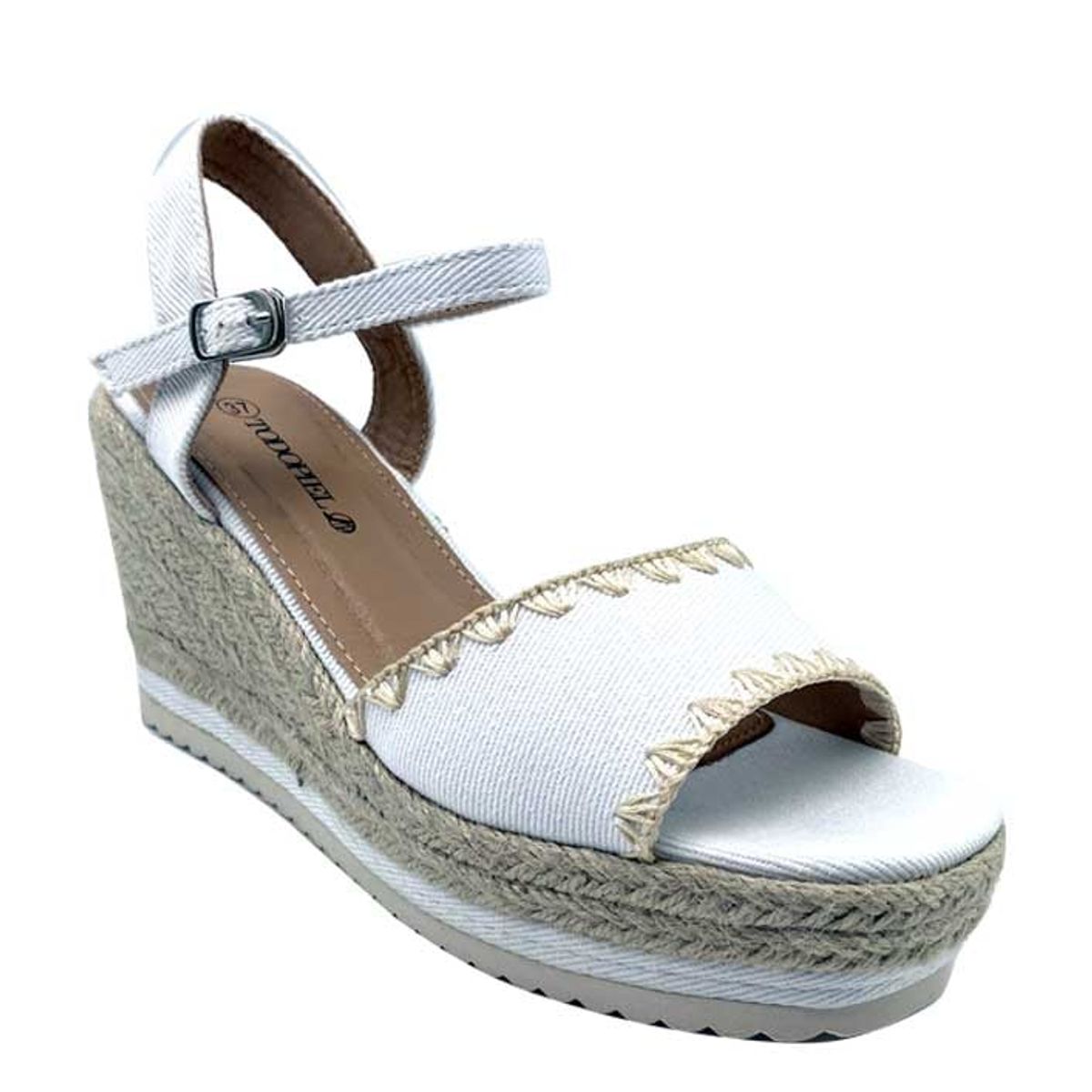 TODOPIEL - Sandalia Mujer Blanco Todopiel