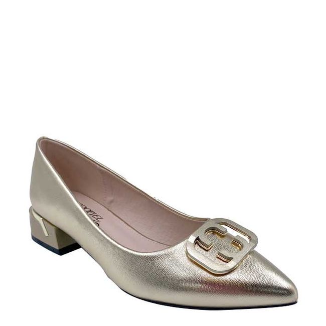 TODOPIEL - Zapato de Taco Mujer Dorado Todopiel