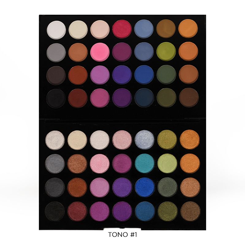 DOLCE BELLA - PALETA DE SOMBRAS 56 COLORES TONO 1 DOLCE BELLA