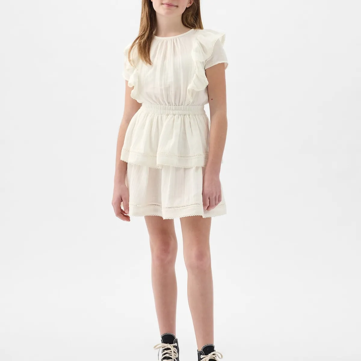 GAP - Vestido Niña GAP Vuelos Blanco