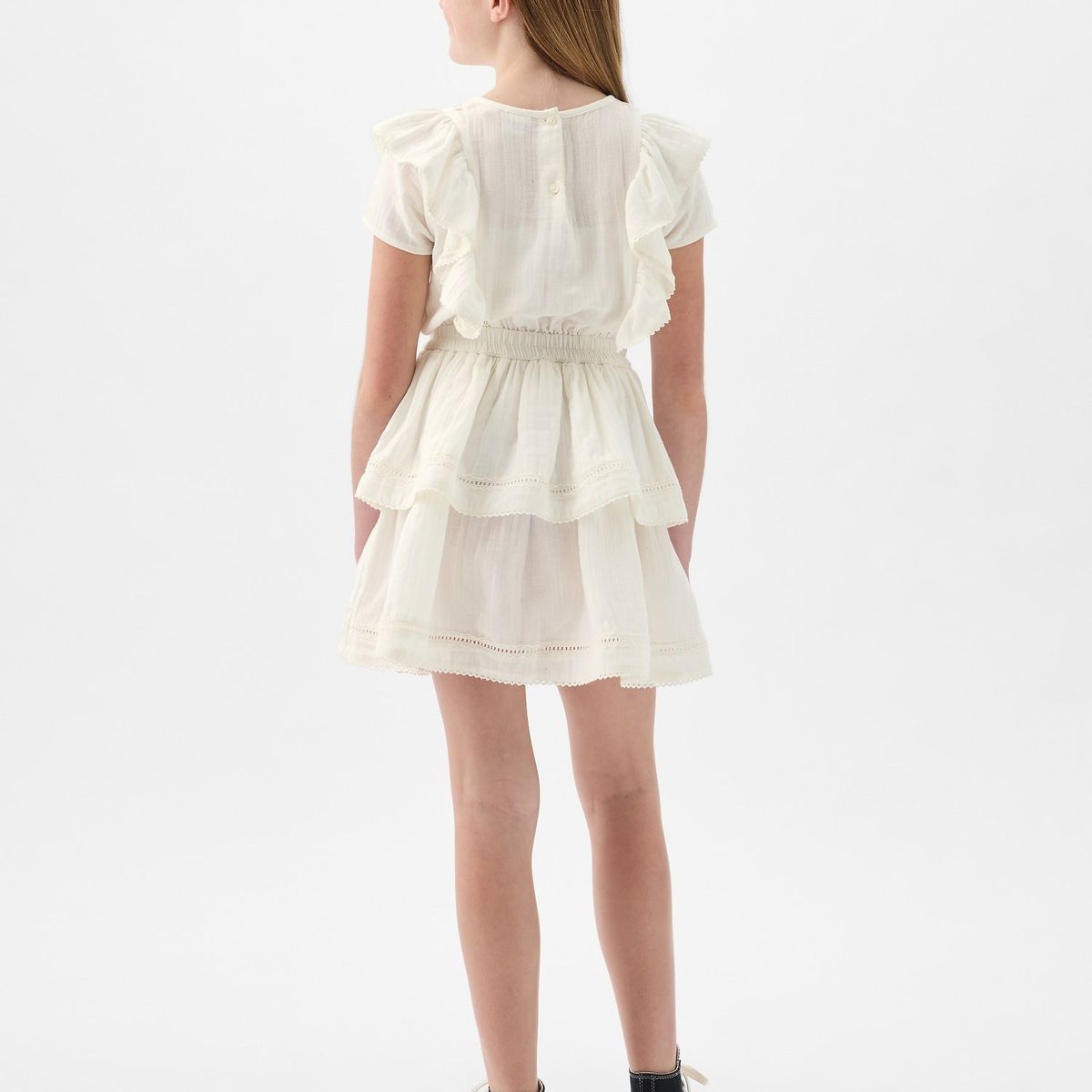 GAP - Vestido Niña GAP Vuelos Blanco