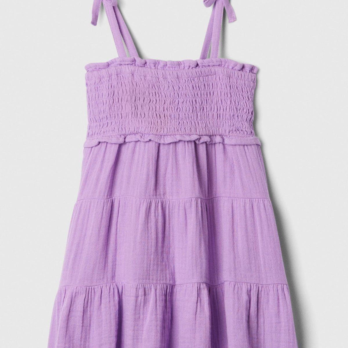 GAP - Vestido Toddler Niña Tiered Smocked Lila GAP