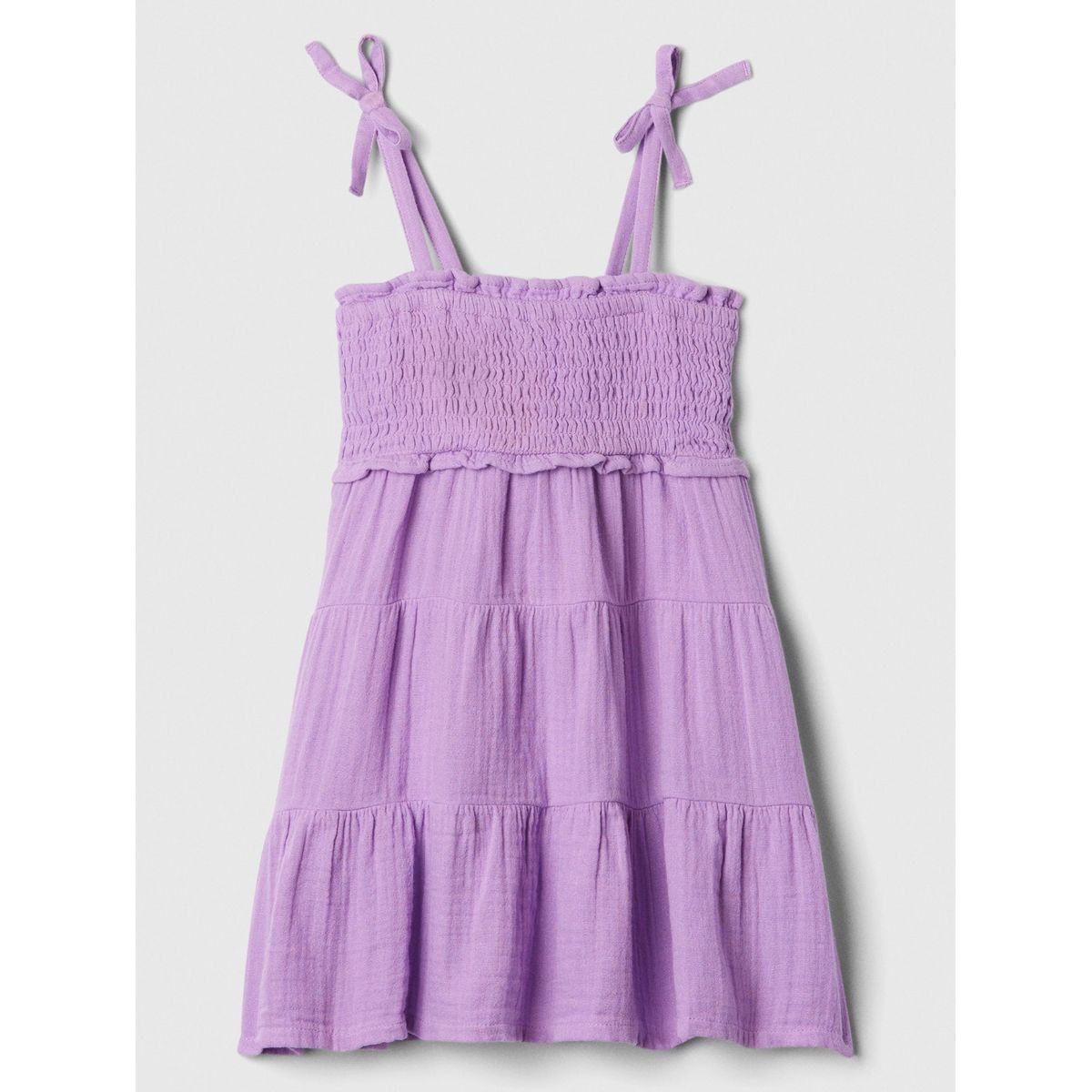 GAP - Vestido Toddler Niña Tiered Smocked Lila GAP