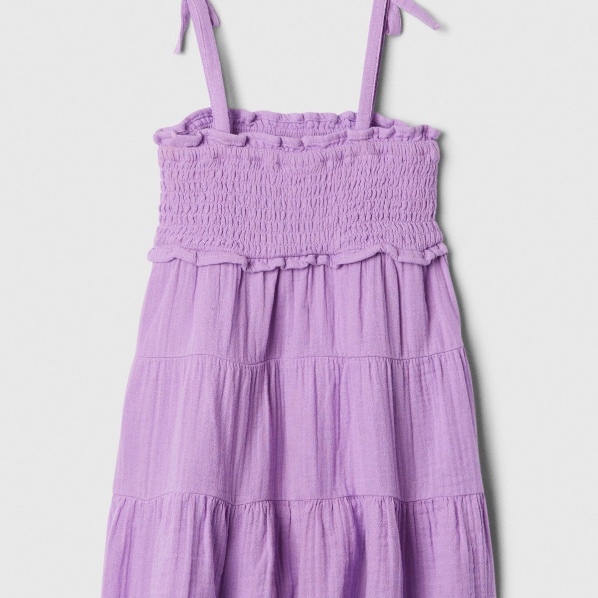 GAP - Vestido Toddler Niña Tiered Smocked Lila GAP