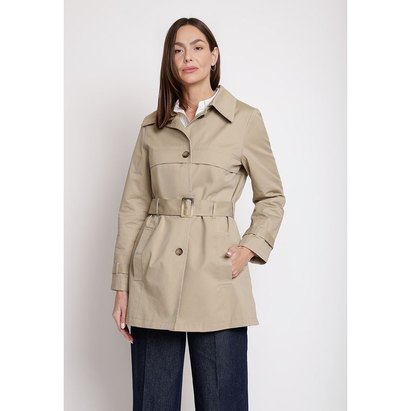 CANADIENNE - Trench de Mujer Modelo Azurita Color Beige