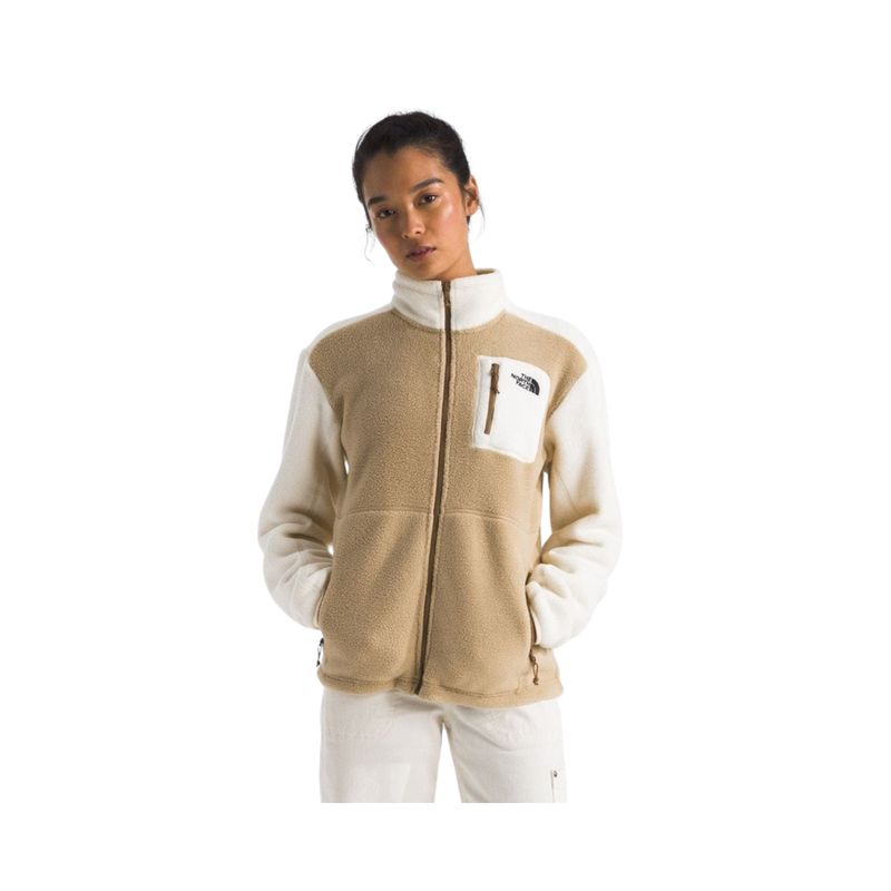 THE NORTH FACE - Polar Mujer Yumiori Full Zip Beige