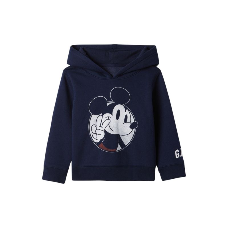 GAP - Polerón Logo Sin Cierre Niño Azul