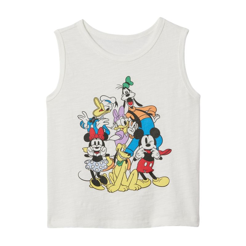 GAP - Polera Disney Sin Manga Niño Blanco