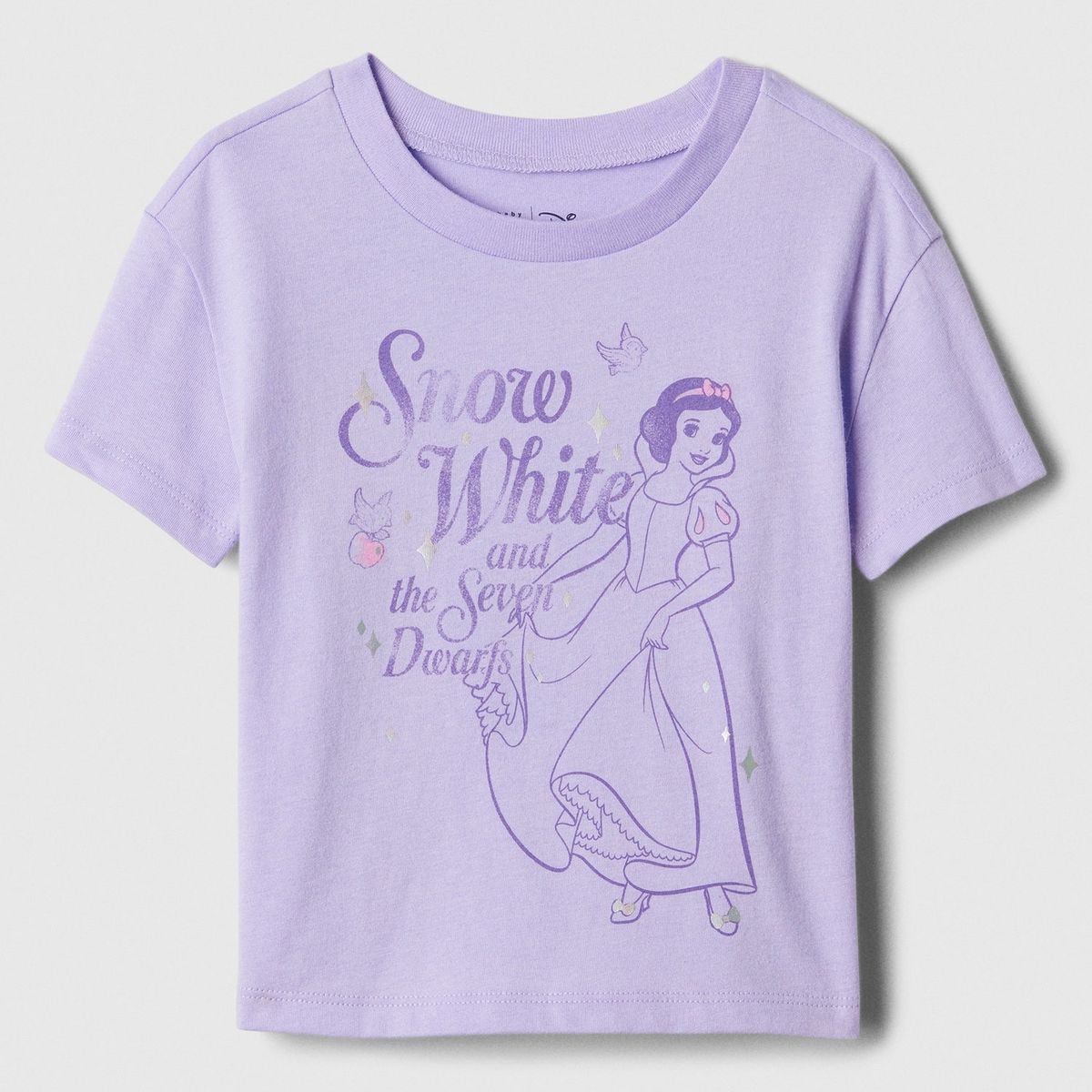 GAP - Polera Toddler Niña GAP Disney Manga Corta Morado