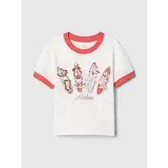 GAP - Polera Toddler Niño Disney Manga Corta Blanco