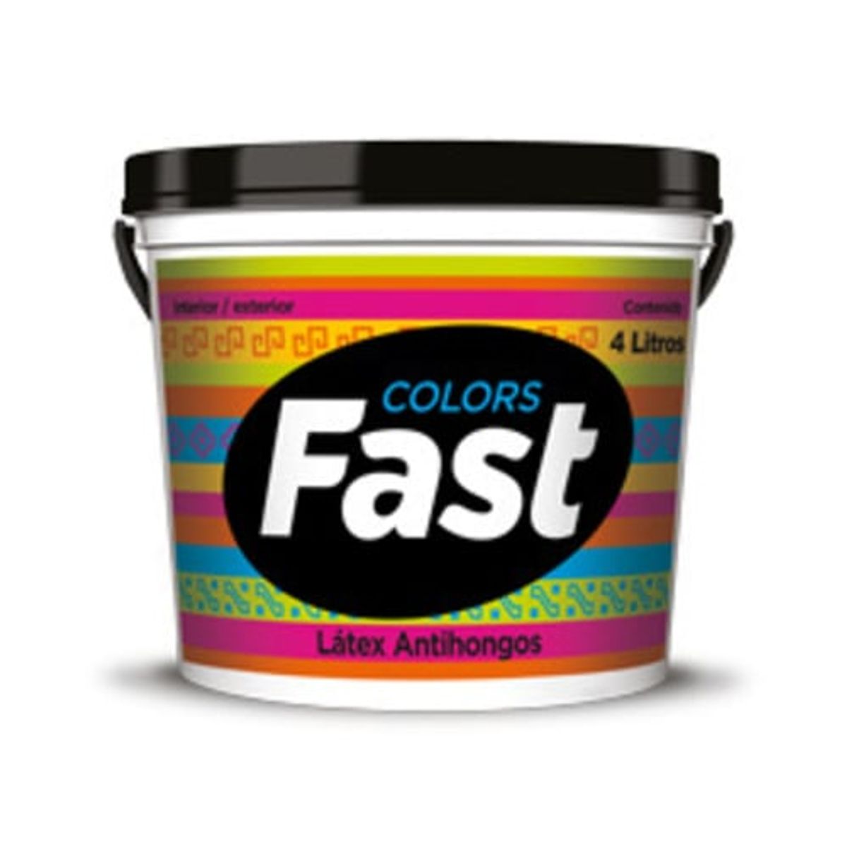 TRICOLOR - LATEX BALDE 4LTS DAMASCO TRIC FAST