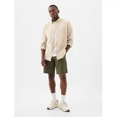 GAP - Short 9 Essential Khaki Hombre Verde