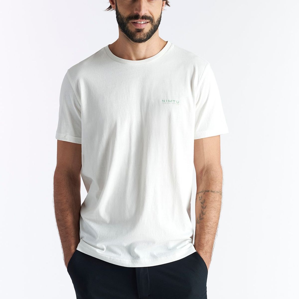 NIMTU - Polera Llaima Blanco Nimtu