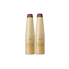 PLACENTA LIFE BE NATURAL - Set Shampoo y Acondicionador Be Natural Lisso Keratina 350ml.-