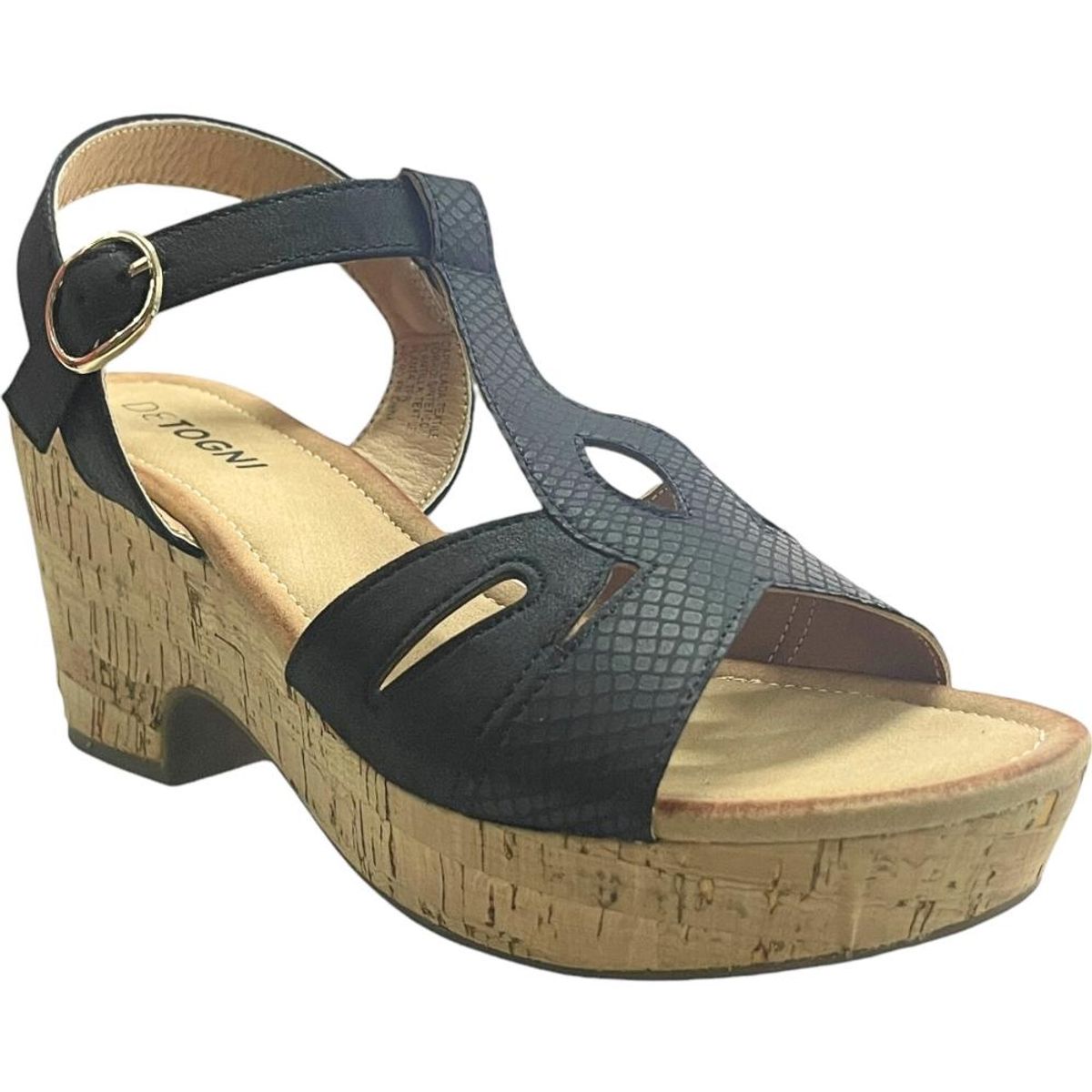 DETOGNI - Sandalia Mujer Negro Begoña Detogni - Negro