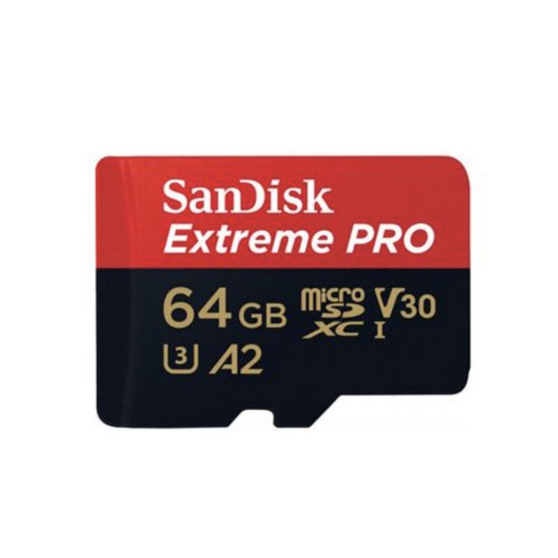 SANDISK - MicroSDXC Extreme Pro 64GB 200MBs A2 C10 V30 UHS-I