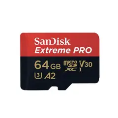 SANDISK - MicroSDXC Extreme Pro 64GB 200MBs A2 C10 V30 UHS-I
