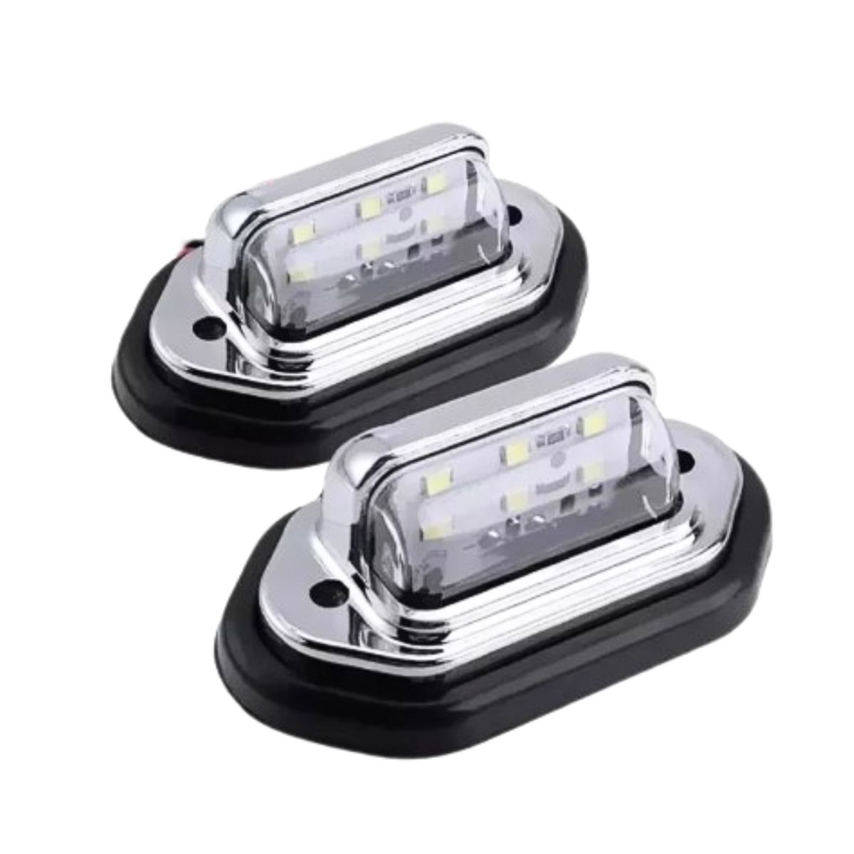 GENERICO - 2 Luz Placa 6 Led Carro Arrastre Foodtruck Camión 12/-4v