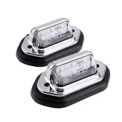 GENERICO - 2 Luz Placa 6 Led Carro Arrastre Foodtruck Camión 12/-4v