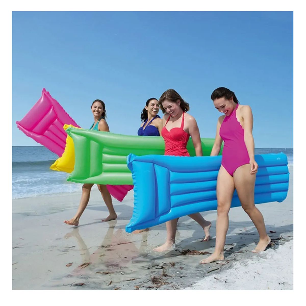 GENERICO - Cama Inflable Para Piscina O Playa Color Verde