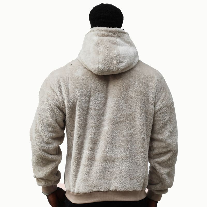 ADEMAN - Poleron Canguro chiporro ademan twenty-two Beige
