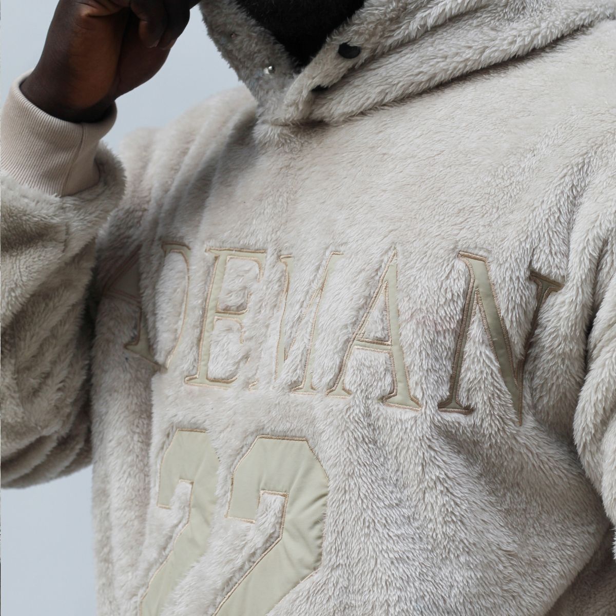 ADEMAN - Poleron Canguro chiporro ademan twenty-two Beige