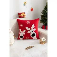 TODOHOGAR SANTIAGO DE CHILE - Cojín navideño con diseño bordado - D14