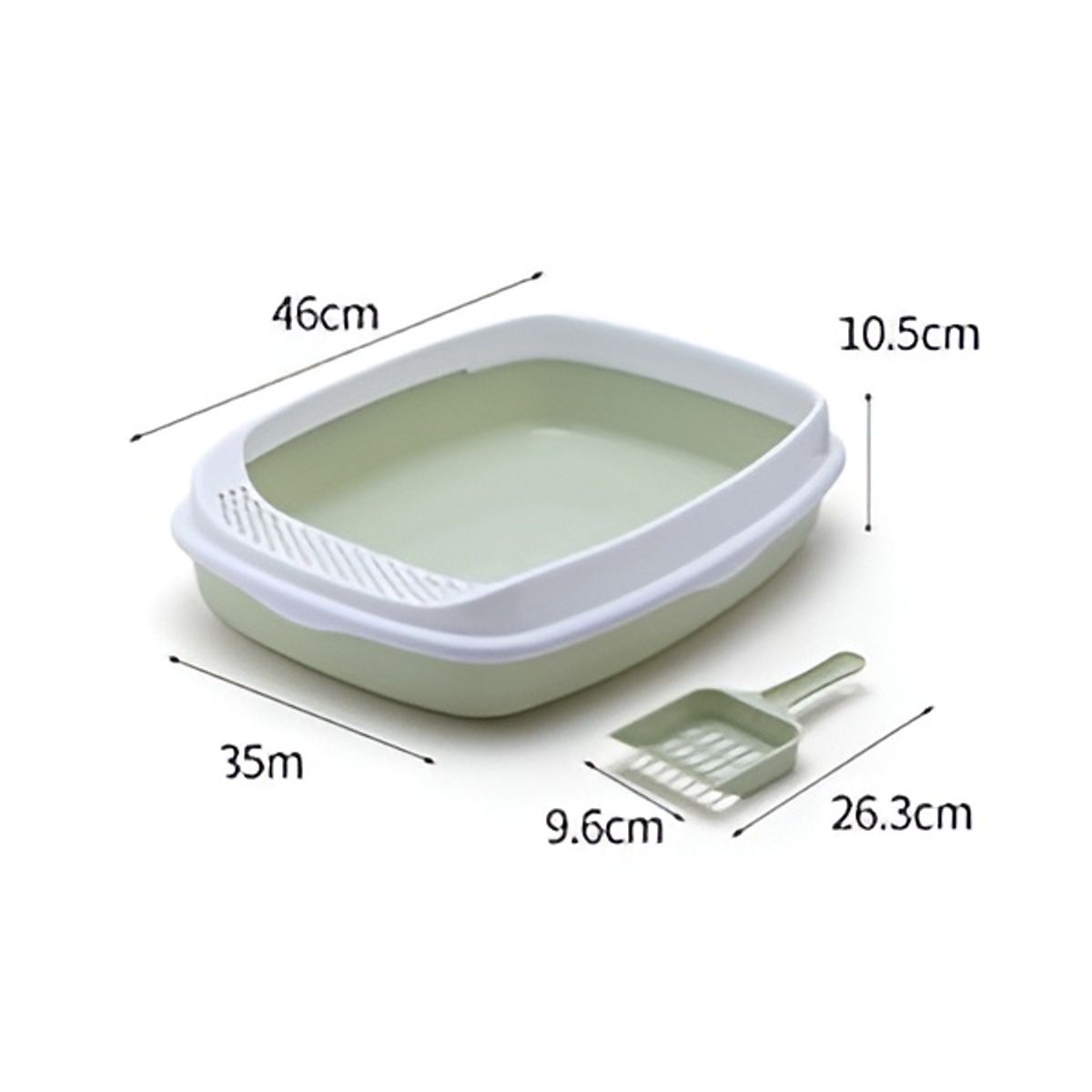 GENERICO - Caja Arenero Gato Areneros Gatos Baño Gato Baño Para Gatos