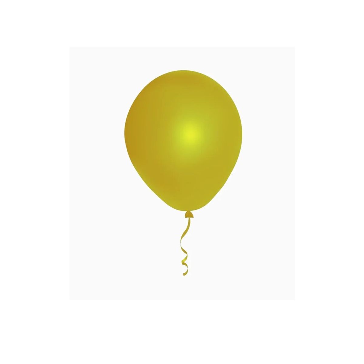 GENERICO - Globos Amarillos 100 Pcs