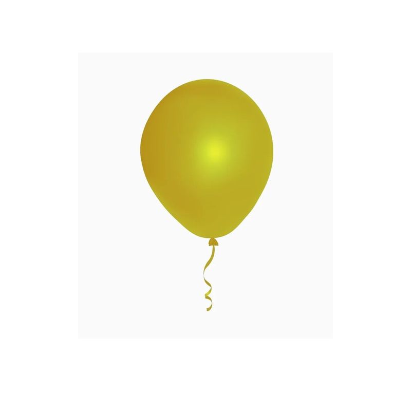 GENERICO - Globos Amarillos 100 Pcs