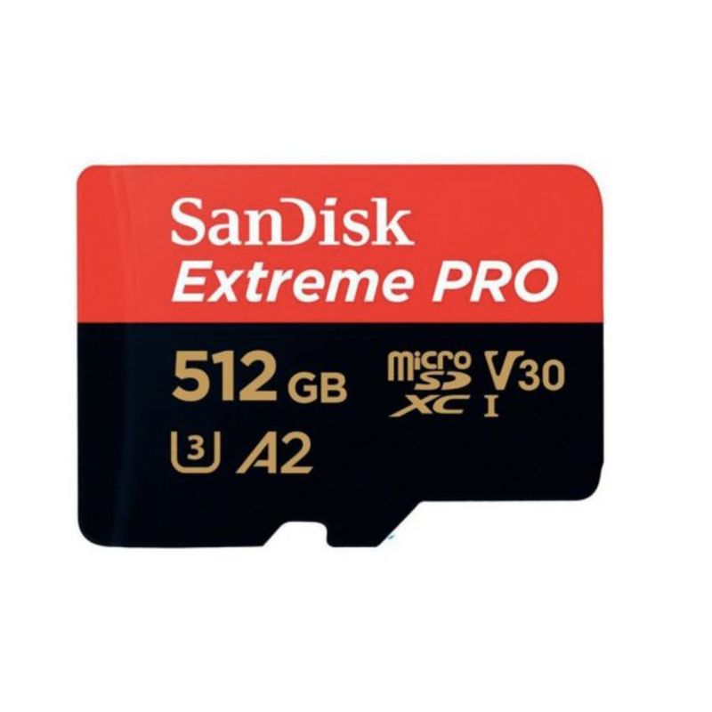 SANDISK - Tarjeta SanDisk A2 Extreme PRO 512 GB V30 micro SDXC