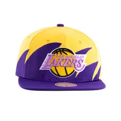 MITCHELL & NESS - Gorro Snapback Los Angeles Lakers Sharktooth Amarillo Mitchell And Ness