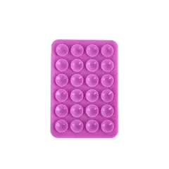 JOIGO - Soporte De Silicona Ventosa Adhesivo Para Celular Fucsia.