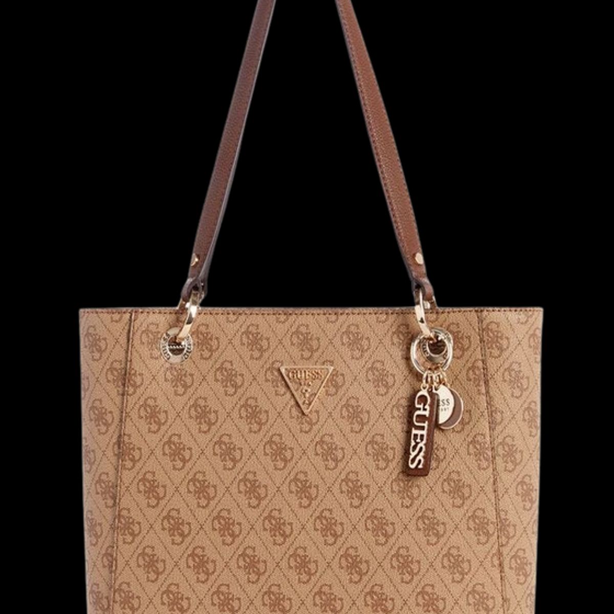 GUESS - Cartera Noelle Small Noel Tote Café Guess