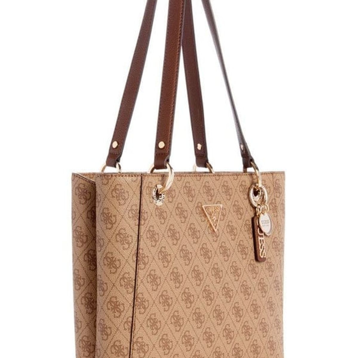 GUESS - Cartera Noelle Small Noel Tote Café Guess