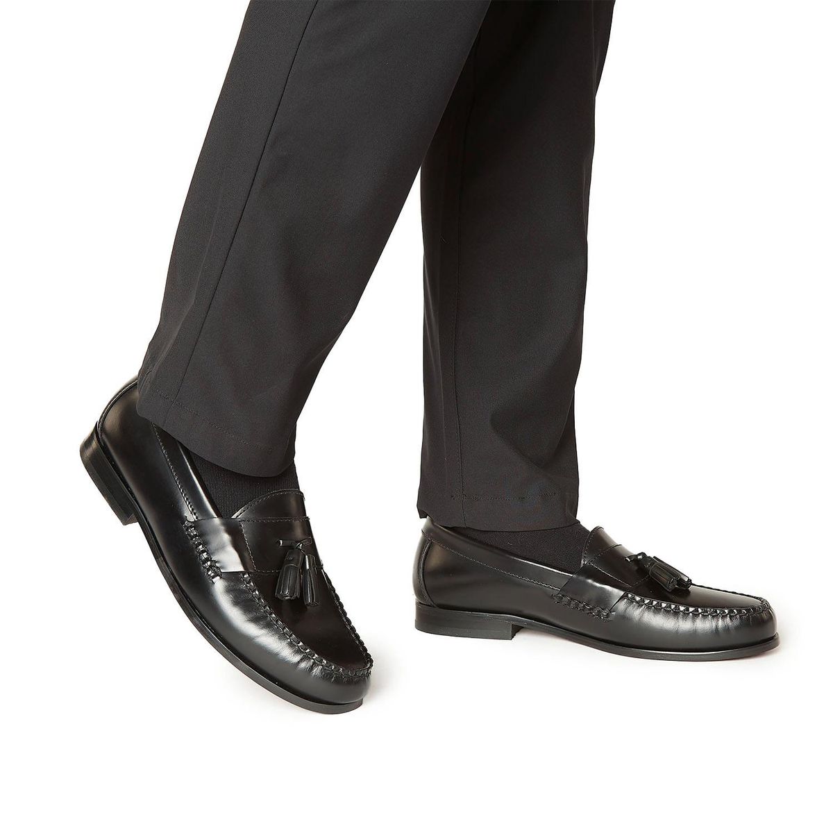 GUANTE - Mocasin - Hombre - Suela - Guante - Negro