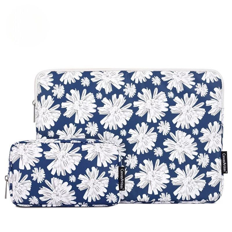 CANVAS ARTISAN - FUNDA NOTEBOOK CON ESTUCHE MARGARITAS