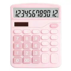 GEN - Calculadora Pink Escritorio Oficina Colegio Rosada - Rosa claro