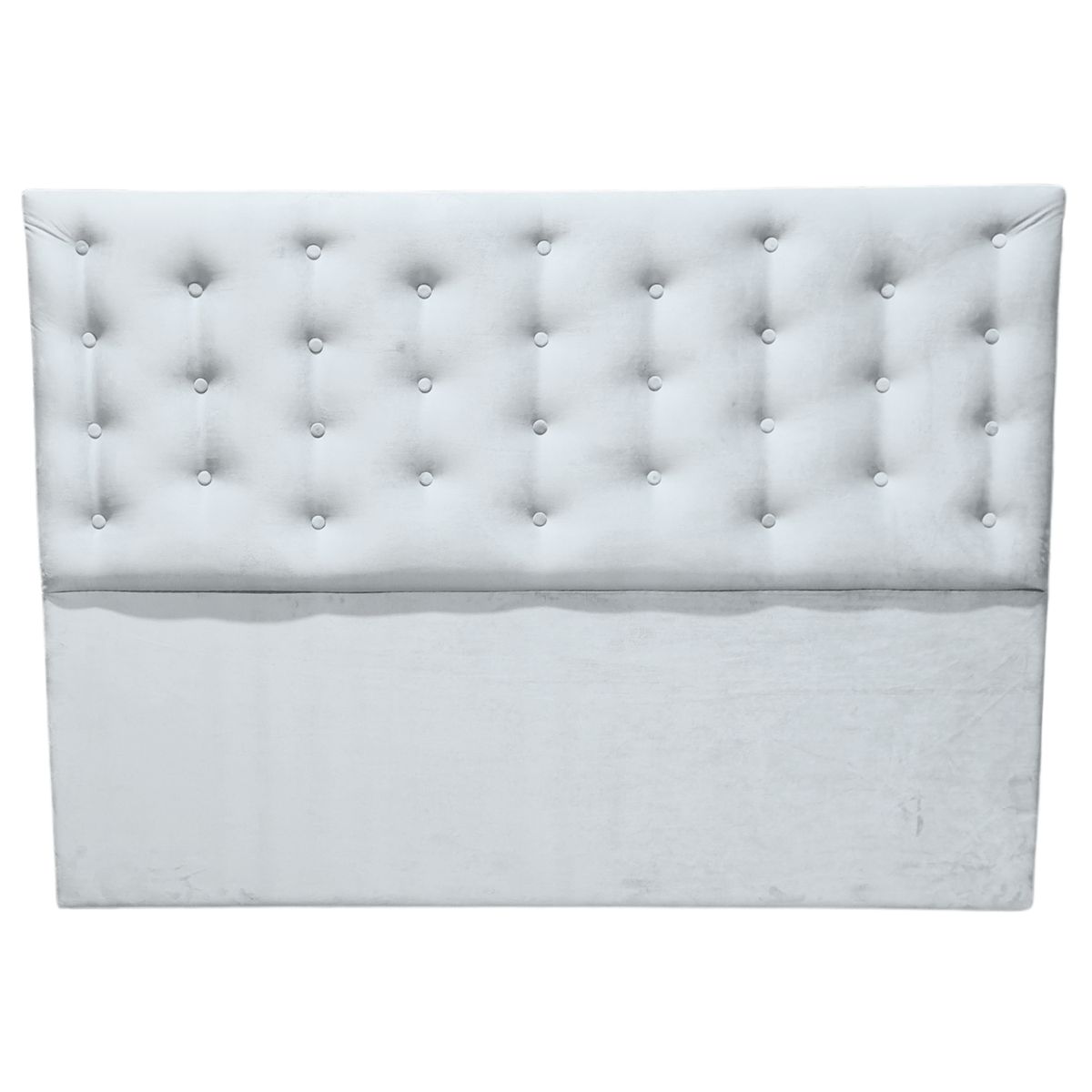 GENERICO - Respaldo King Crudo Felpa a piso Muebles Rimar 182x127x8