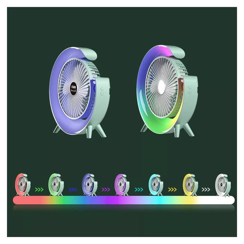 GENERICO - Ventilador Usb De Escritorio Blanco