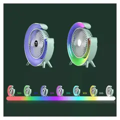 GENERICO - Ventilador Usb De Escritorio Blanco