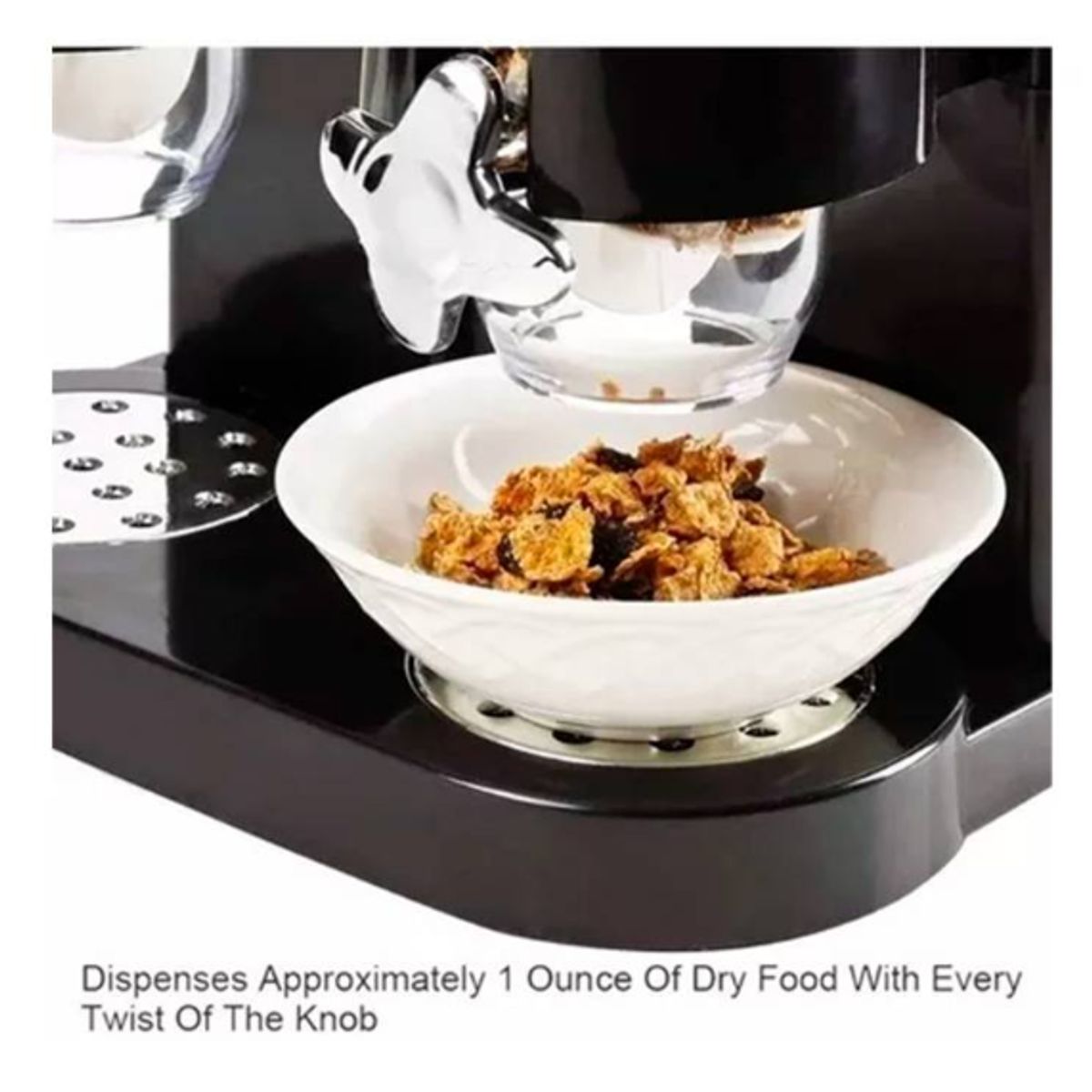 GENERICO - Juego De 3 Piezas De Dispensadores De Cereales Y Mas Color Blanco